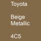 Preview: Toyota, Beige Metallic, 4C5.